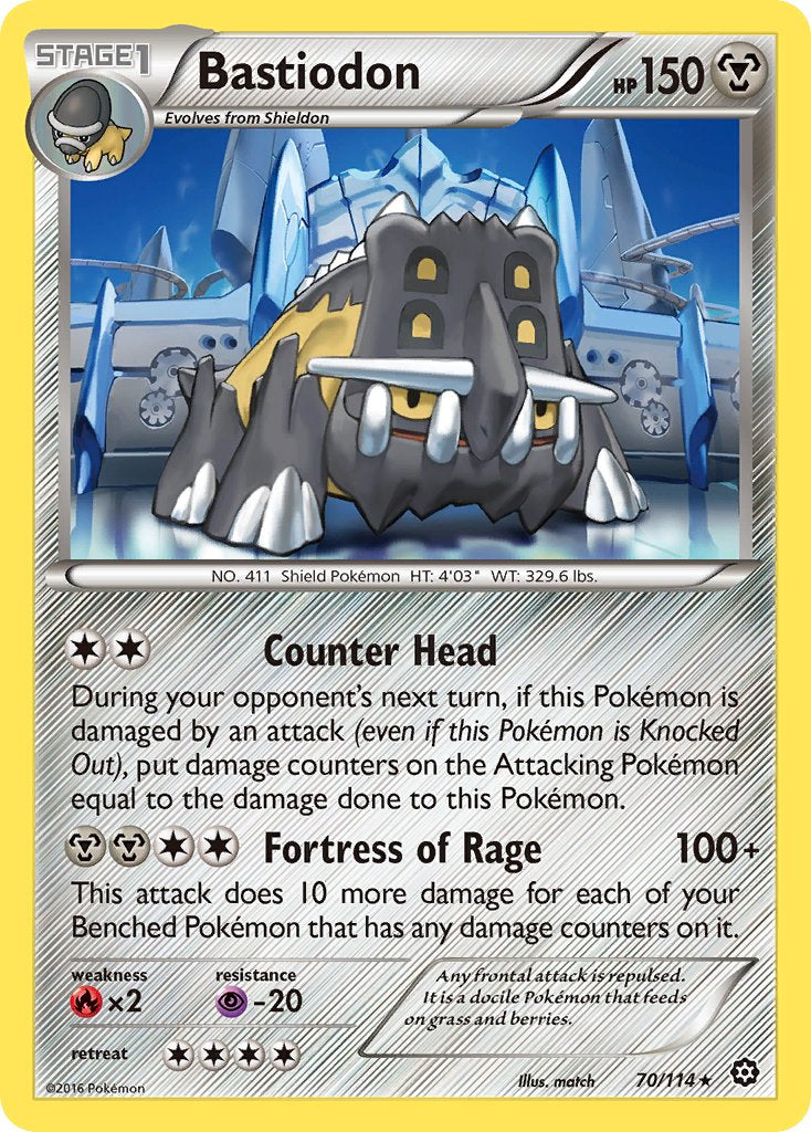 Bastiodon - 70/114 - Steam Siege - Card Cavern