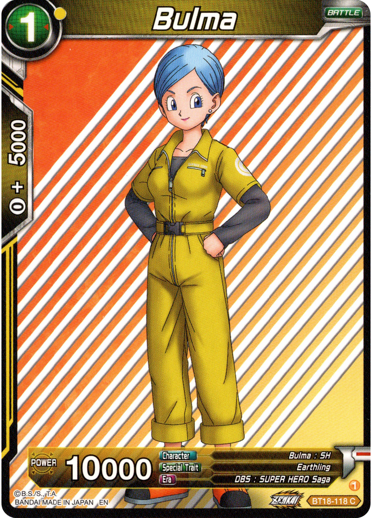 Bulma - BT18-118 - Dawn of the Z-Legends - Card Cavern