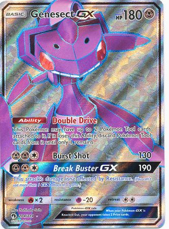 Genesect GX Full Art - 204/214 - Lost Thunder - Holo - Card Cavern