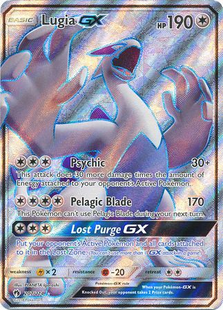 Lugia GX Full Art - 207/214 - Lost Thunder - Holo Lugia GX Full Art - 207/214 - Lost Thunder - Holo