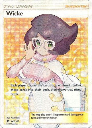 Wicke Full Art - 147/147 - Burning Shadows - Holo - Card Cavern