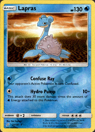 Lapras - 31/181 - Team Up - Reverse Holo - Card Cavern