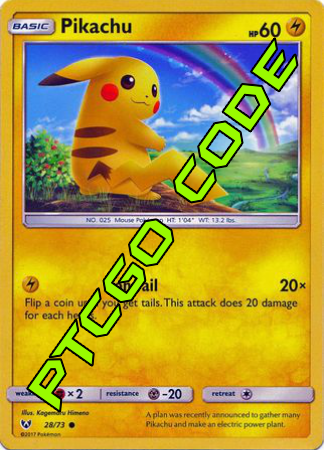 Let's Play Theme Deck - Pikachu - PTCGO Code