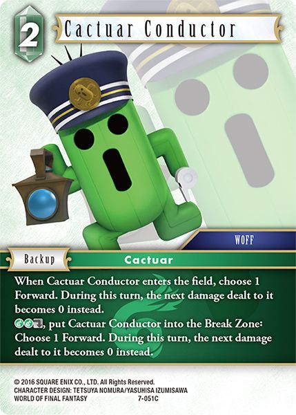 Cactuar Conductor - 7-051C - Opus VII - Foil - Card Cavern