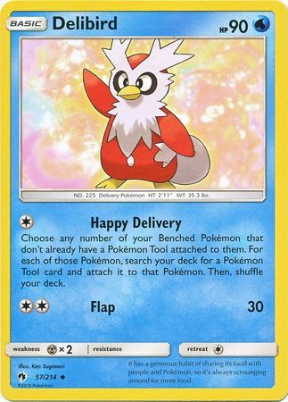 Delibird - 57/214 - Lost Thunder - Card Cavern