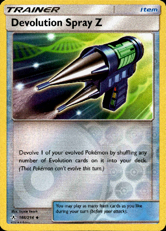 Devolution Spray Z - 166/214 - Unbroken Bonds - Reverse Holo - Card Cavern