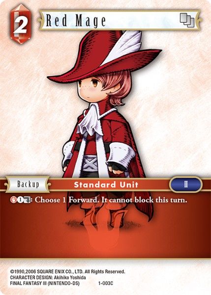 Red Mage - 1-003C - Opus I - Foil - Card Cavern