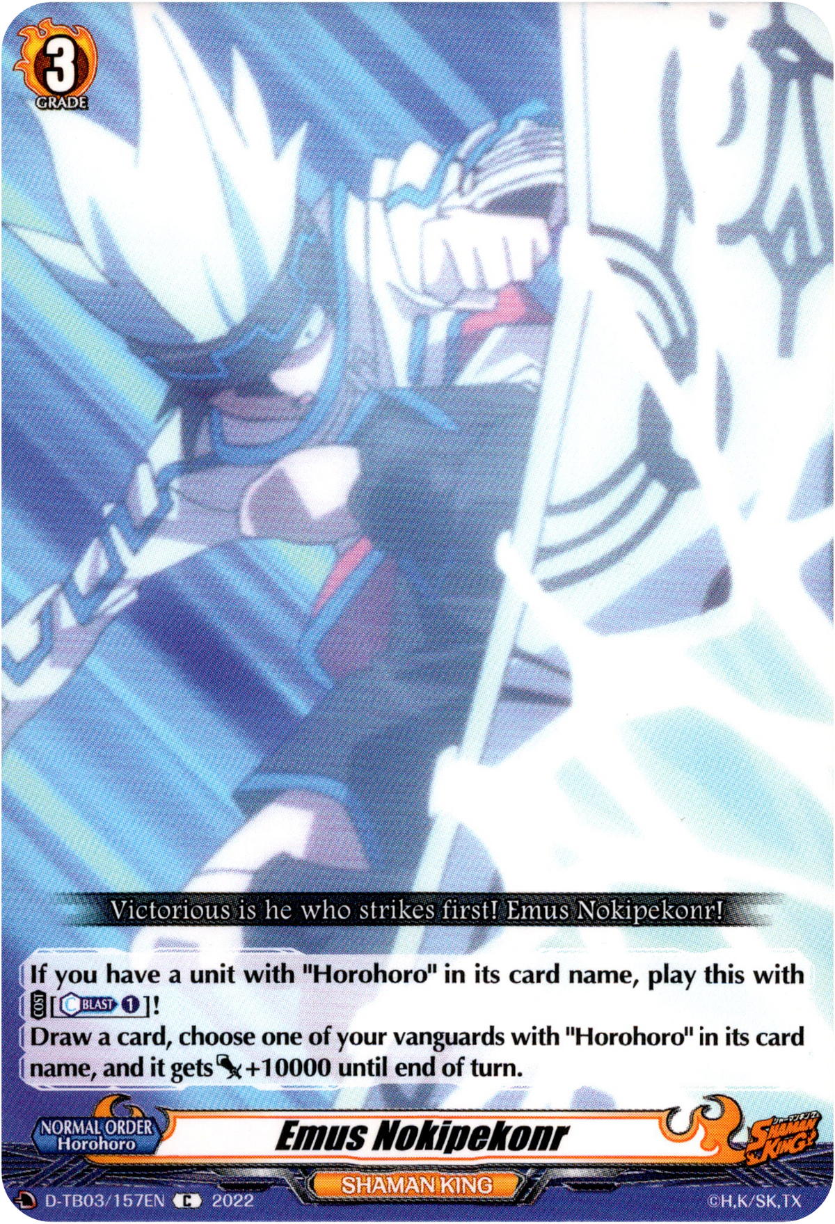 Emus Nokipekonr - D-TB03/157EN - Shaman King - Card Cavern