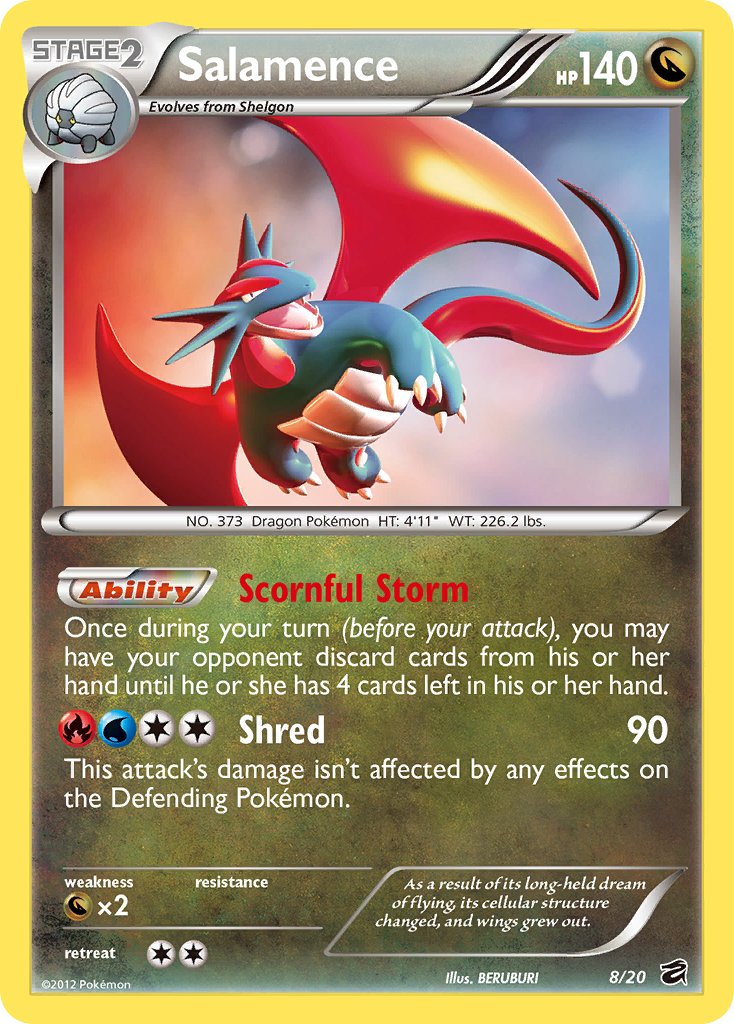 Salamence - 8/20 - Dragon Vault - Holo - Card Cavern