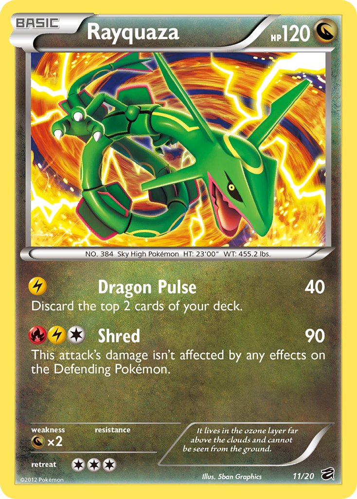 Rayquaza - 11/20 - Dragon Vault - Holo - Card Cavern