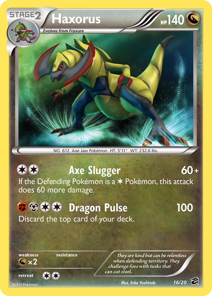 Haxorus - 16/20 - Dragon Vault - Holo - Card Cavern