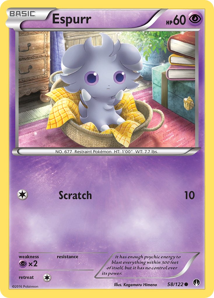 Espurr - 58/122 - BREAKpoint - Card Cavern