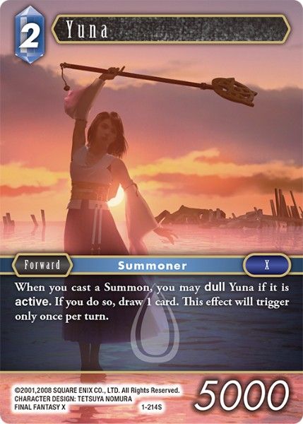 Yuna - 1-214S - Opus I - Foil - Card Cavern