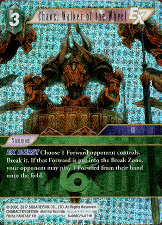 Chaos, Walker of the Wheel - 8-066C/3-071H - Opus VIII - Foil - Card Cavern