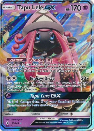 Tapu Lele GX - 60/145 - Guardians Rising - Holo - Card Cavern