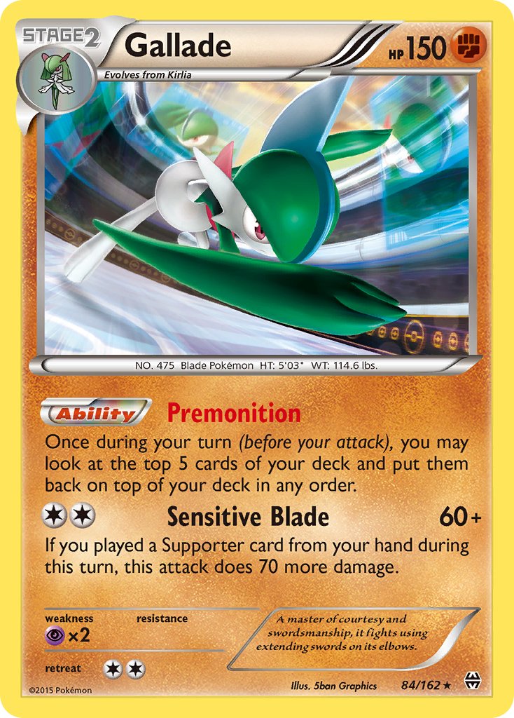 Gallade - 84/162 - BREAKthrough - Holo - Card Cavern