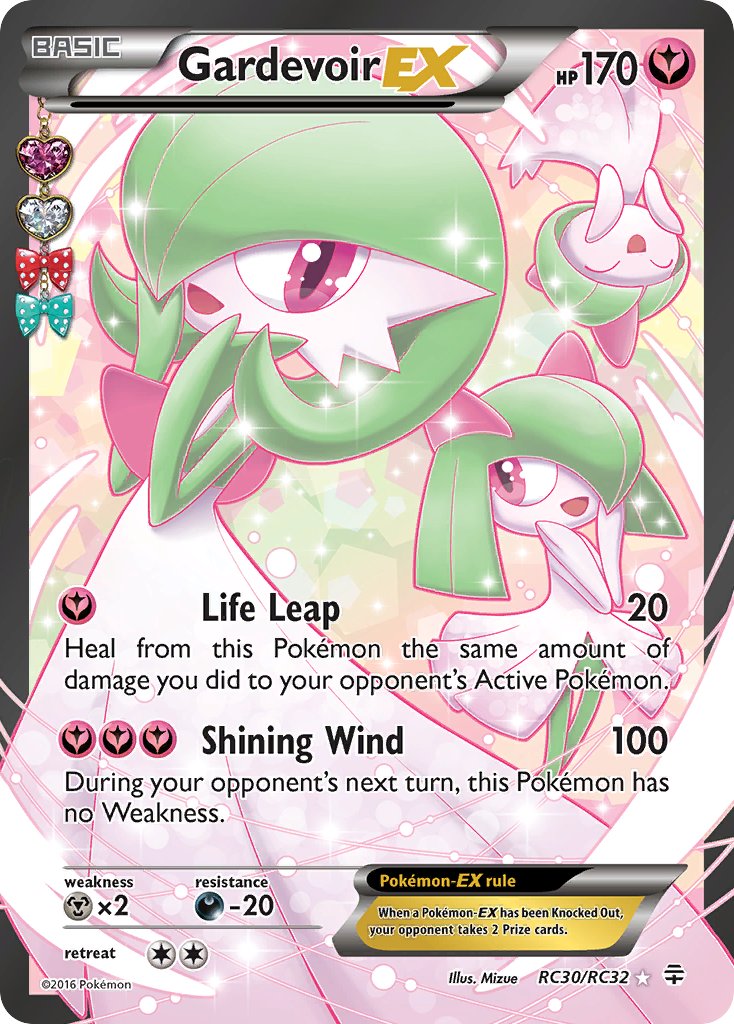 Gardevoir EX Full Art - RC30/RC32 - Generations: Radiant Collection - Holo - Card Cavern