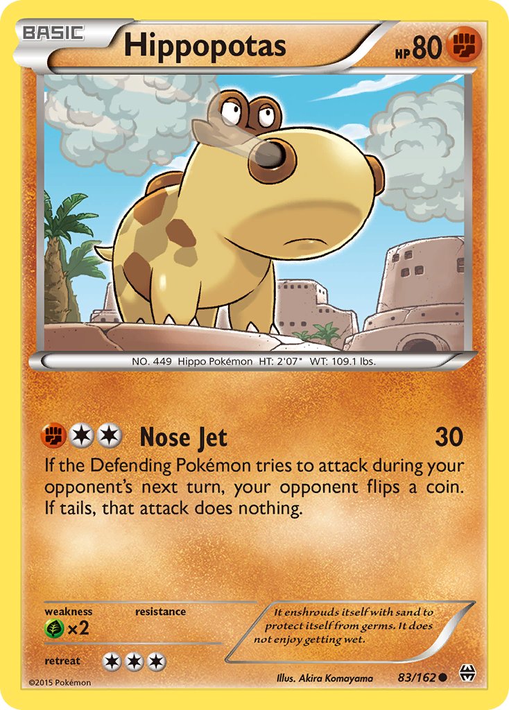Hippopotas - 83/162 - BREAKthrough - Card Cavern