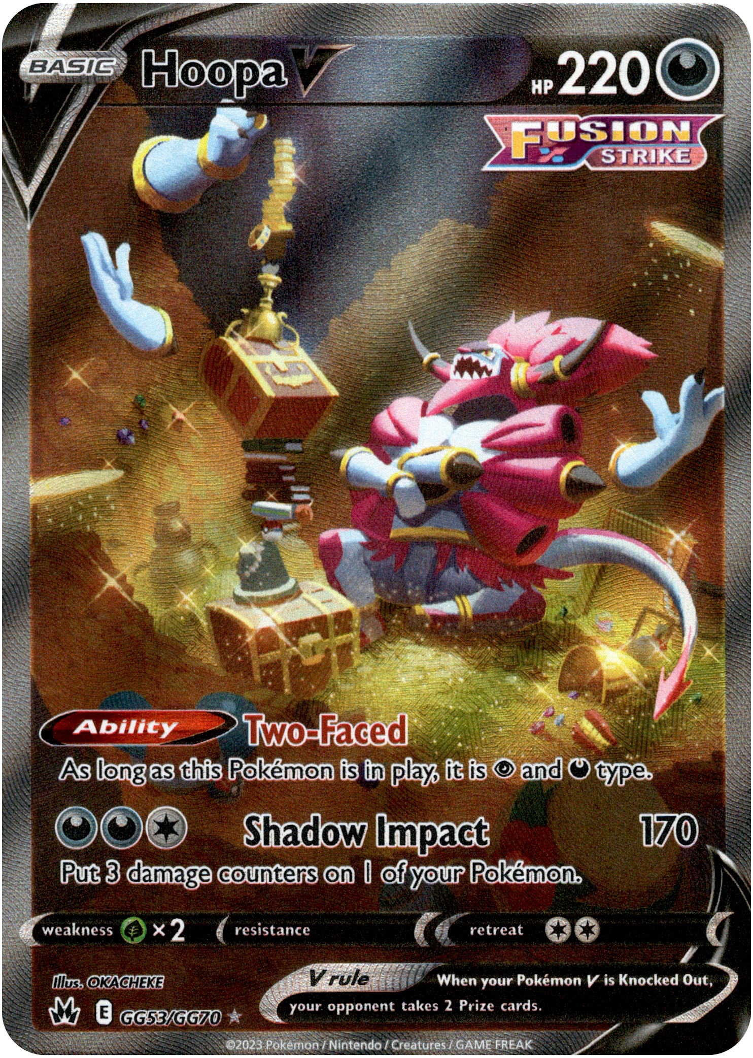 Hoopa V - GG53/GG70 - Crown Zenith - Holo - Card Cavern