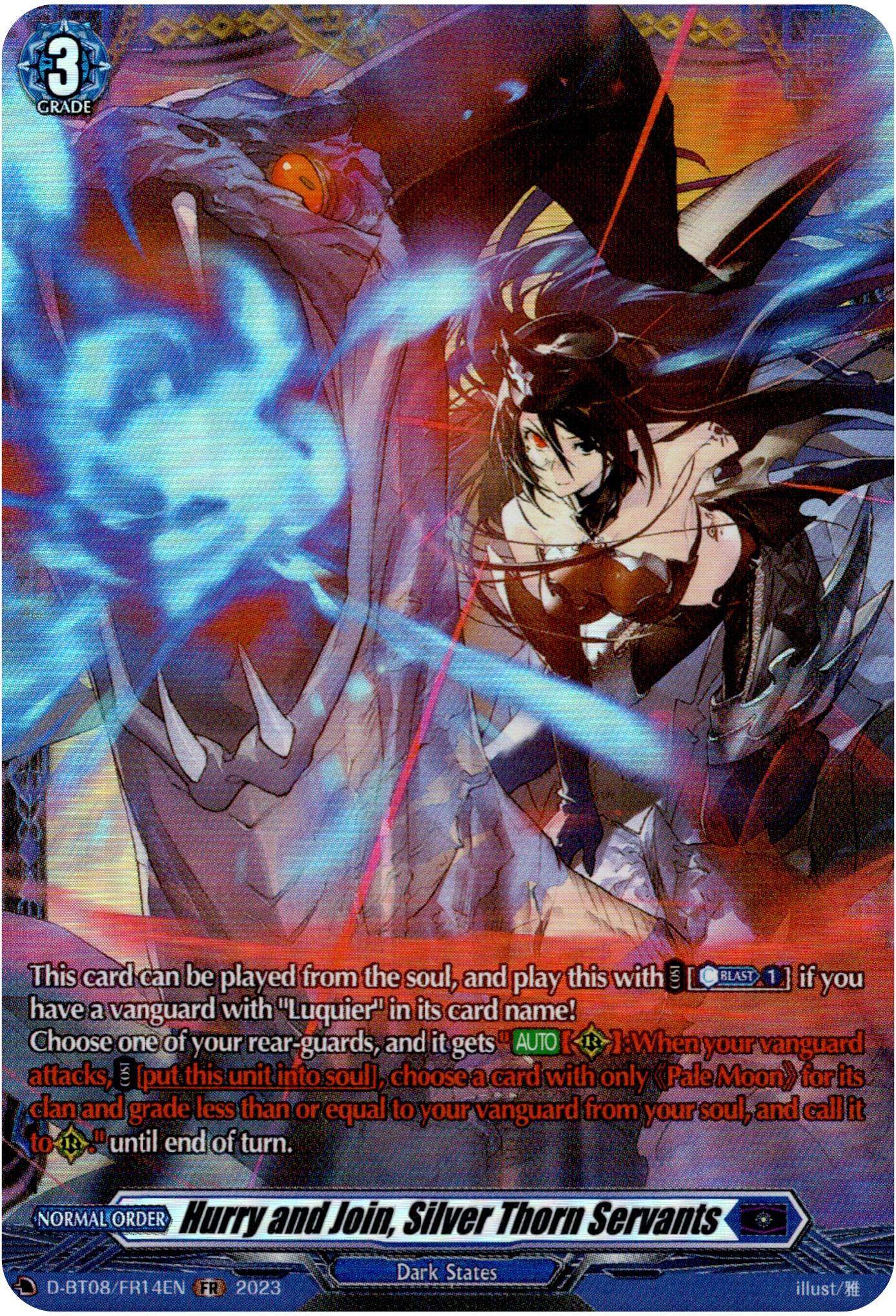 Hurry and Join, Silver Thorn Servants - D-BT08/FR14EN - Minerva Rising - Card Cavern