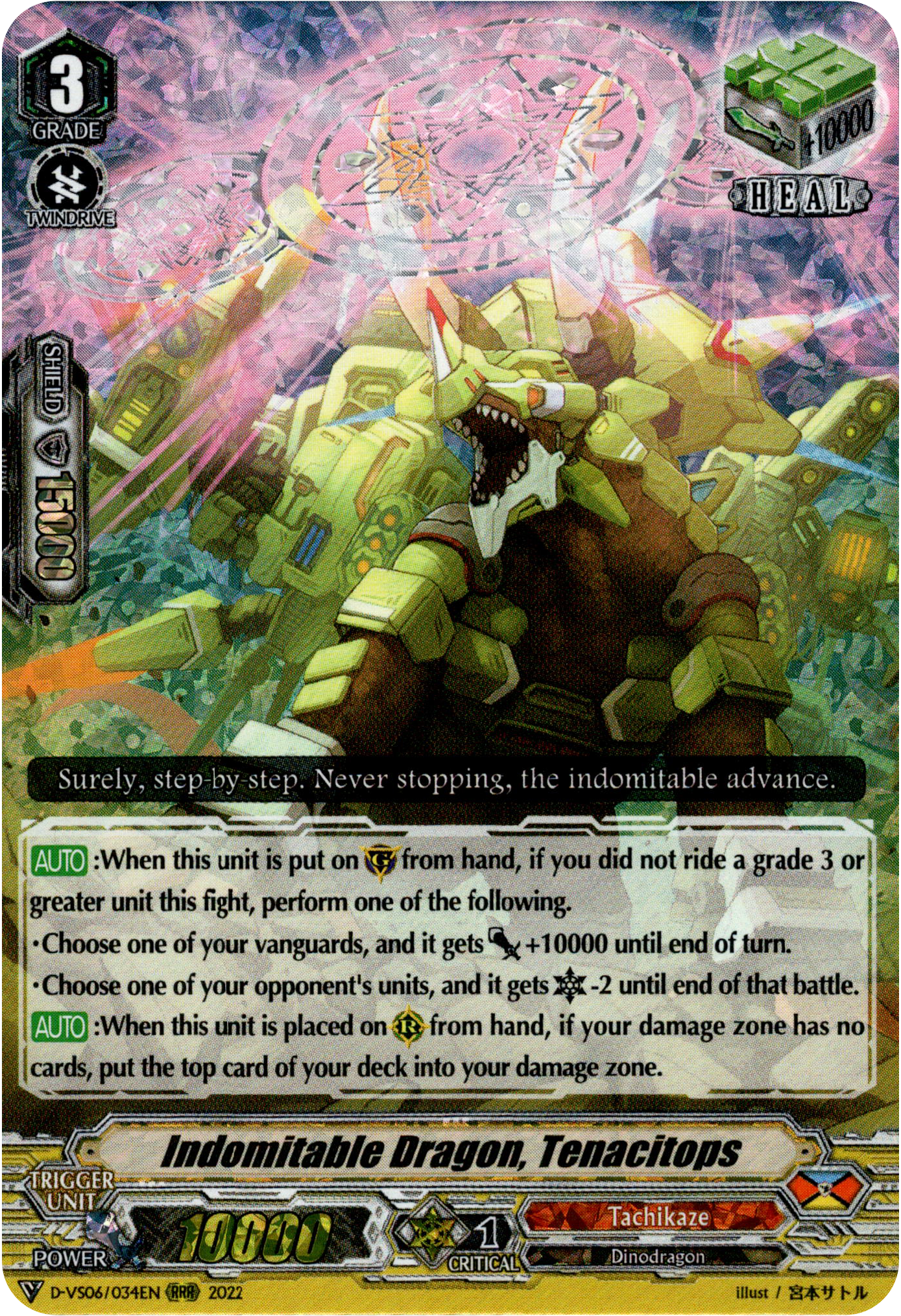 Indomitable Dragon, Tenacitops - D-VS06/034EN - V Clan Collection Vol.6 - Foil - Card Cavern