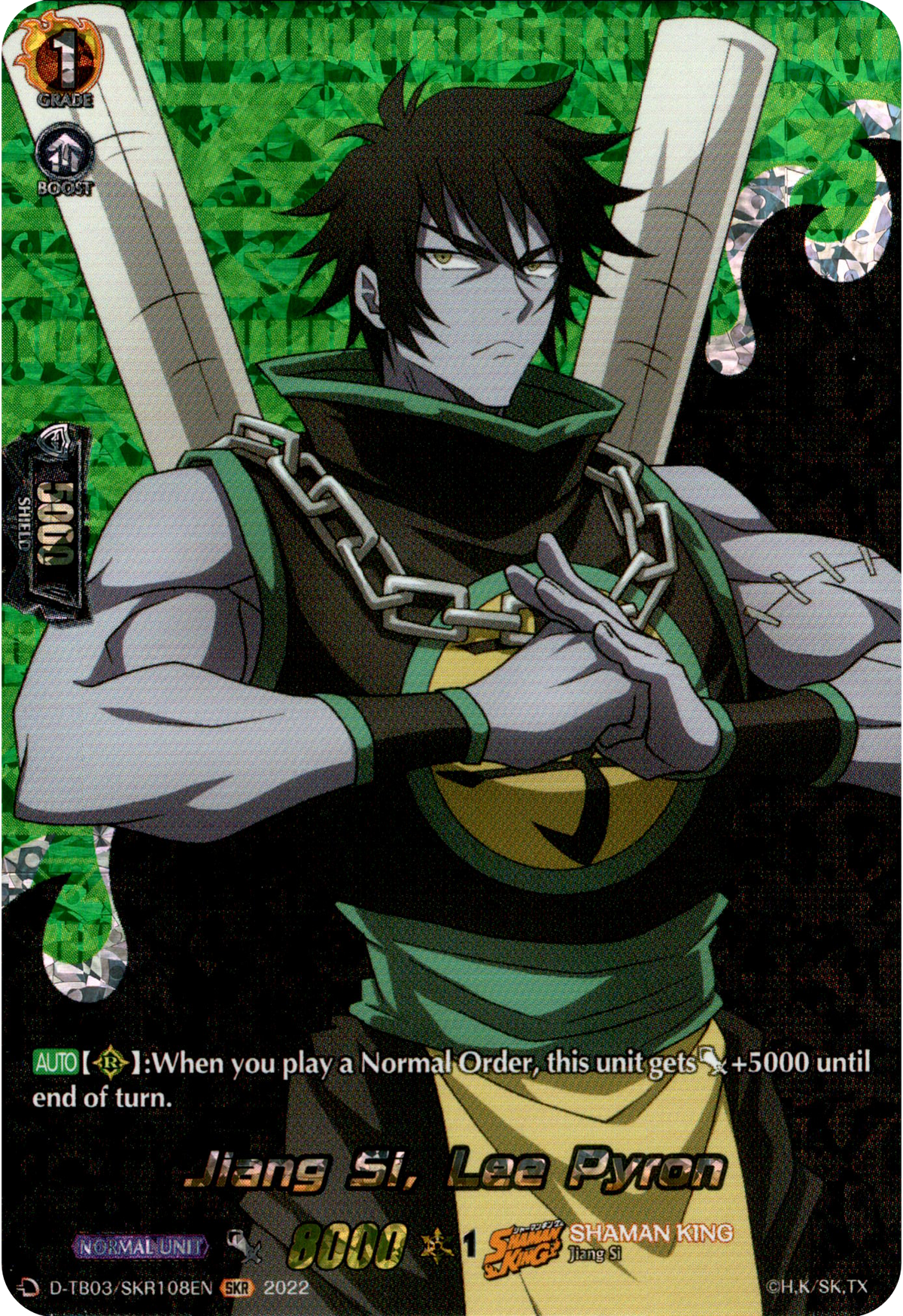 Jiang Si, Lee Pyron - D-TB03/SKR108EN - Shaman King - Card Cavern