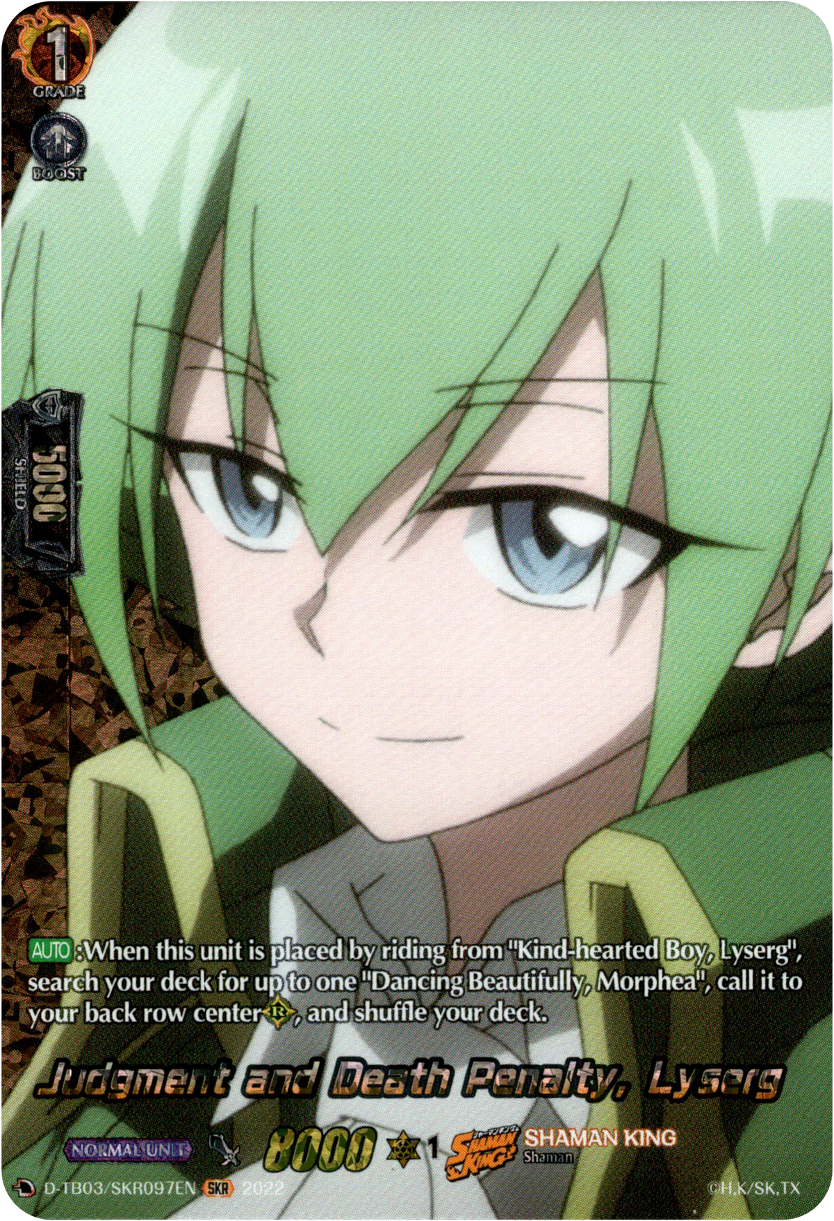 Judgment and Death Penalty, Lyserg - D-TB03/SKR097EN - Shaman King - Card Cavern