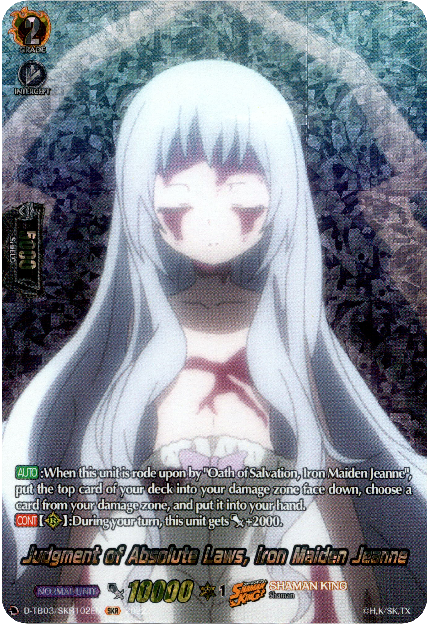 Judgment of Absolute Laws, Iron Maiden Jeanne - D-TB03/SKR102EN - Shaman King - Card Cavern