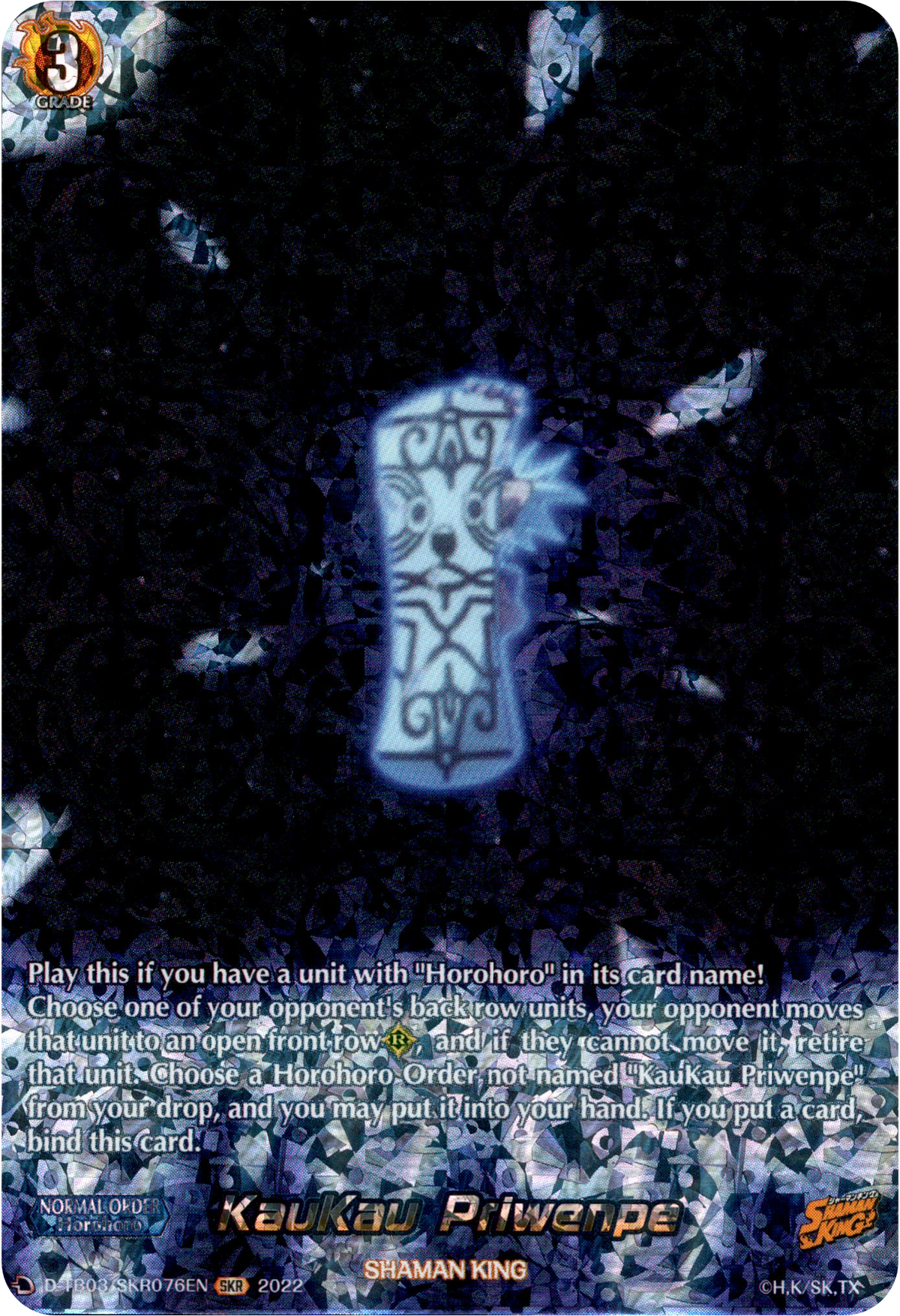 KauKau Priwenpe - D-TB03/SKR076EN - Shaman King - Card Cavern