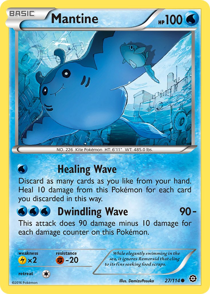 Mantine - 27/114 - Steam Siege - Card Cavern