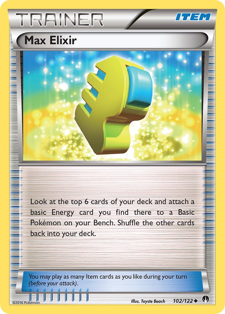 Max Elixir - 102/122 - BREAKpoint - Card Cavern