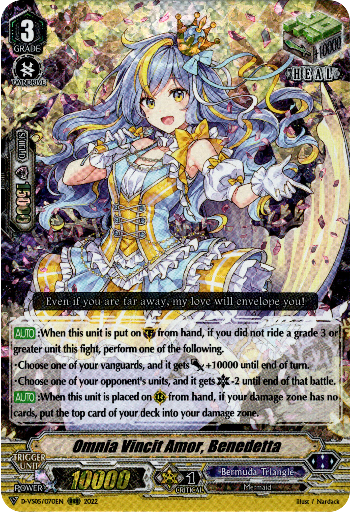 Omnia Vincit Amor, Benedetta - D-VS05/070EN - V Clan Collection Vol.5 - Foil - Card Cavern