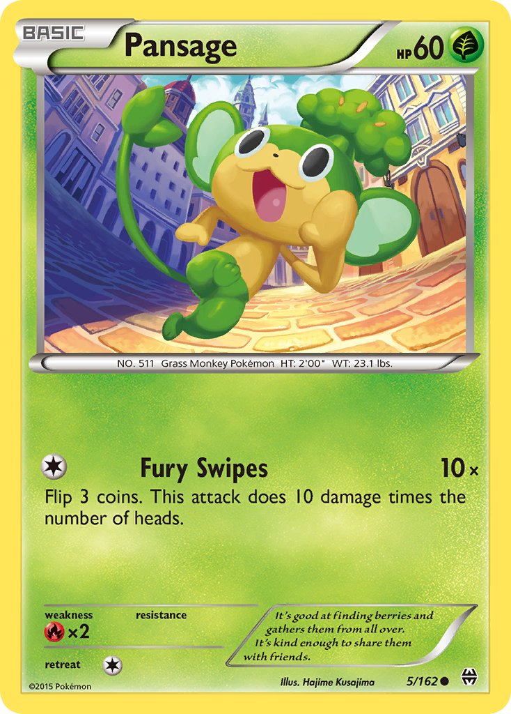 Pansage - 5/162 - BREAKthrough - Card Cavern
