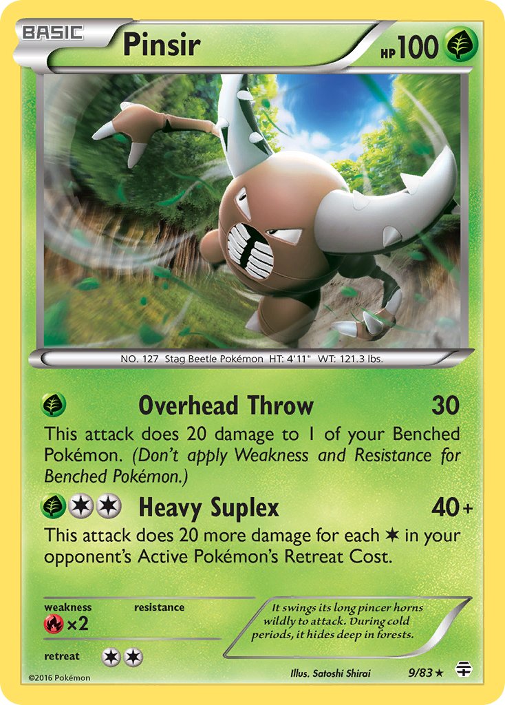 Pinsir - 9/83 - Generations - Card Cavern