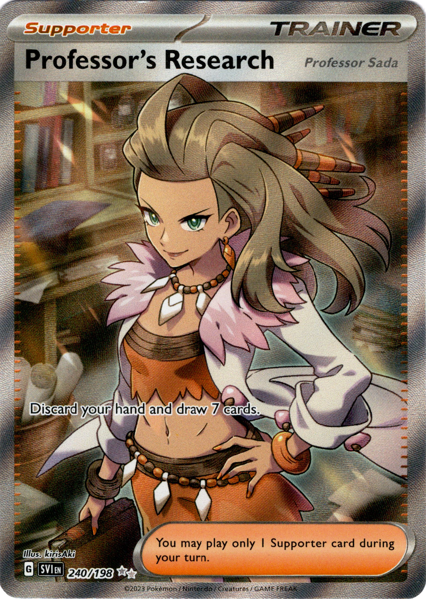 Professor's Research - 240/198 - Scarlet & Violet - Holo - Card Cavern