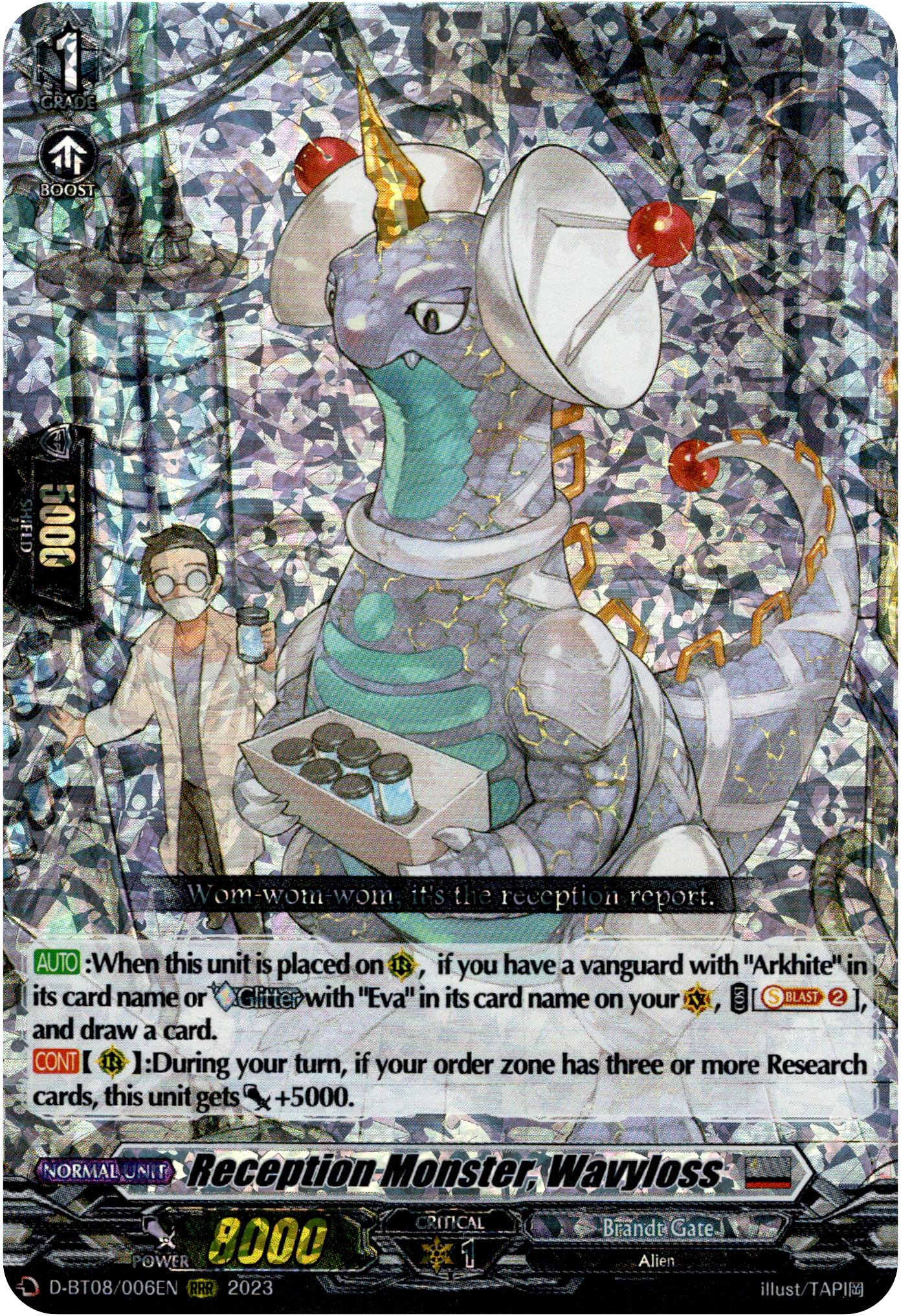 Reception Monster, Wavyloss - D-BT08/006EN - Minerva Rising - Card Cavern