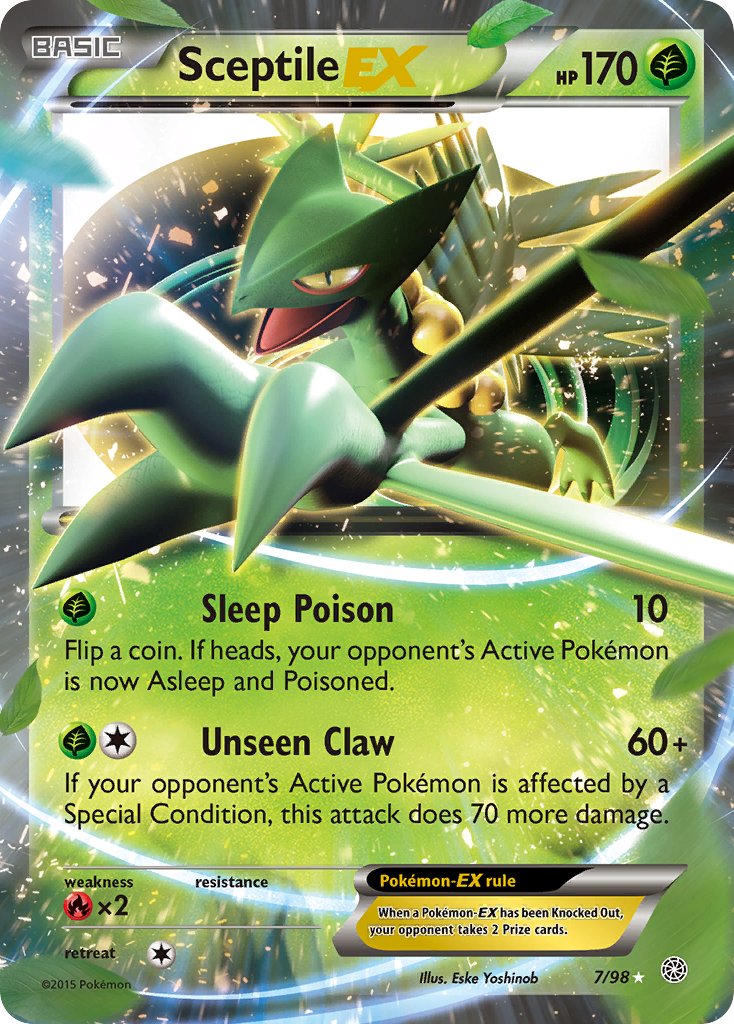 Sceptile EX - 7/98 - Ancient Origins - Holo - Card Cavern
