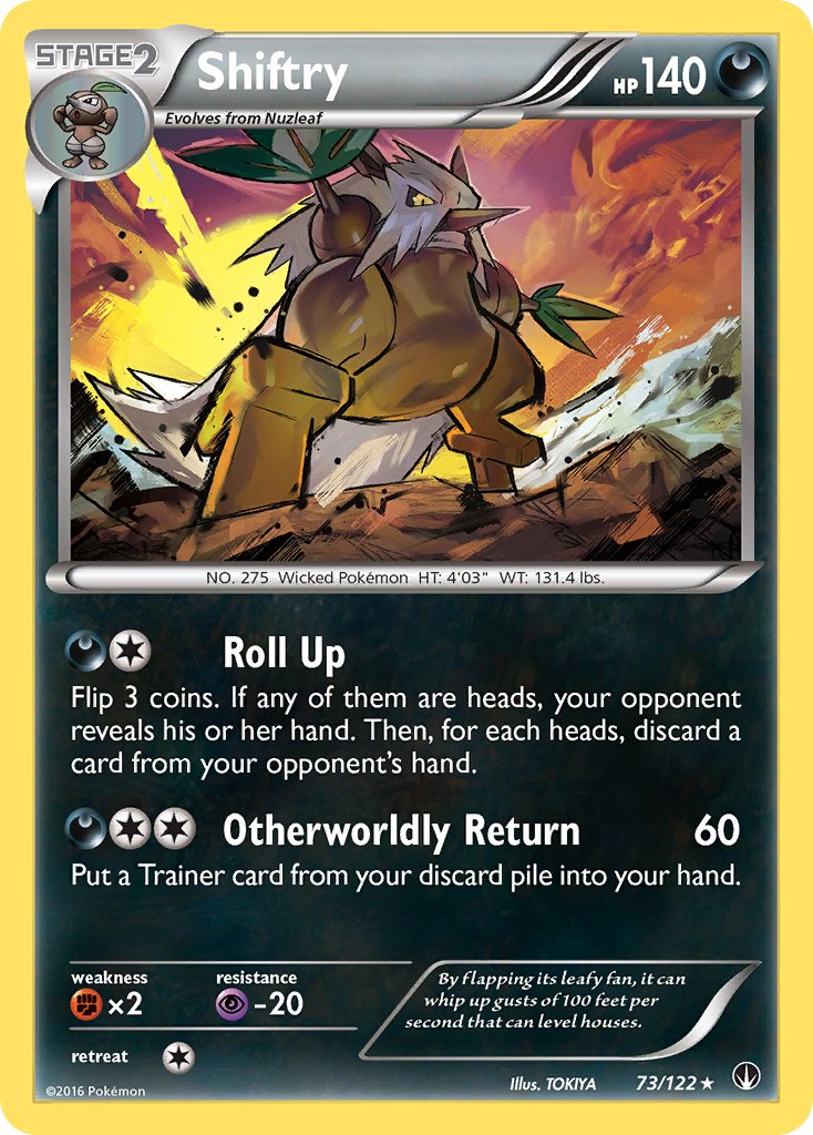 Shiftry - 73/122 - BREAKpoint - Card Cavern