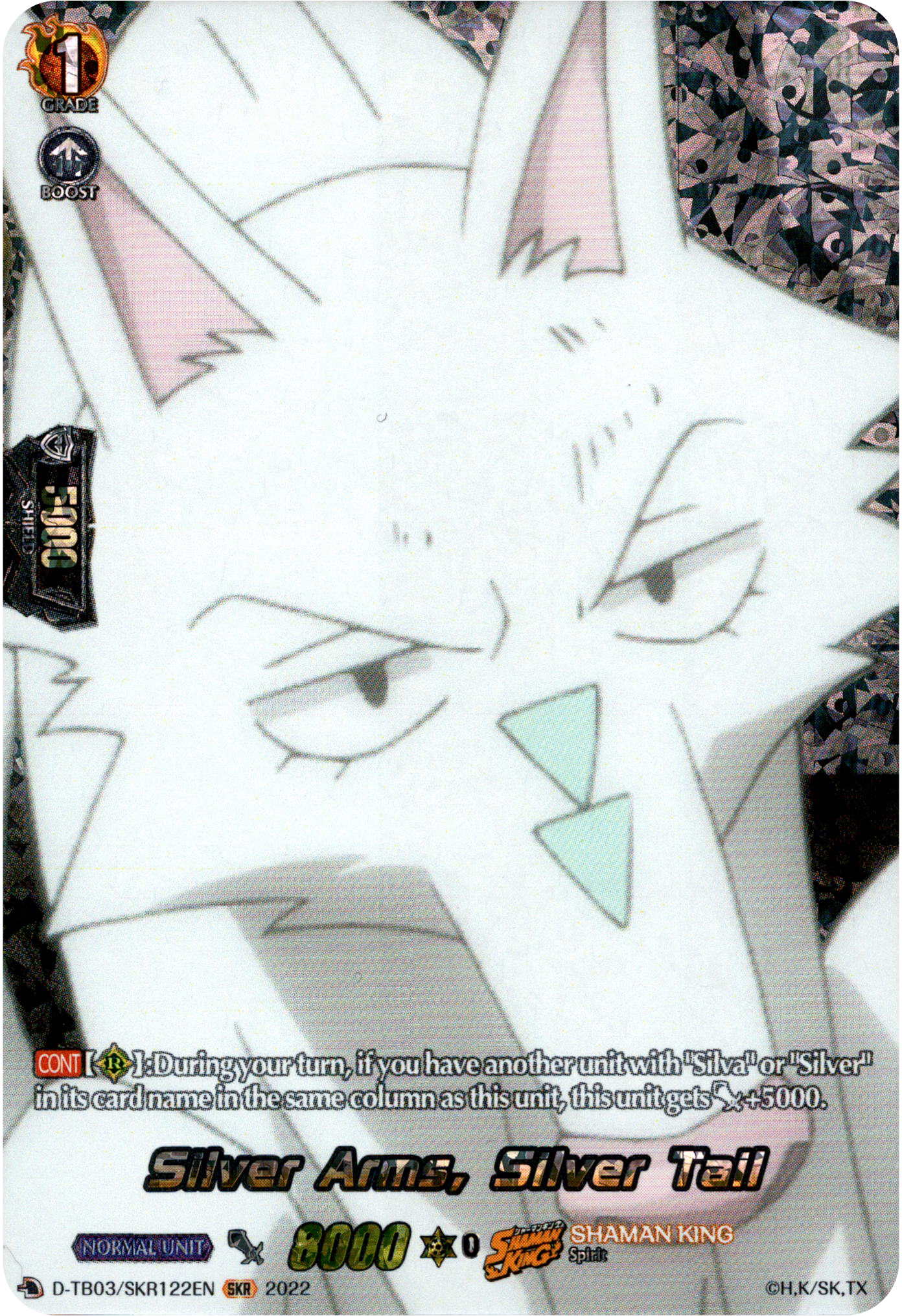 Silver Arms, Silver Tail - D-TB03/SKR122EN - Shaman King - Card Cavern