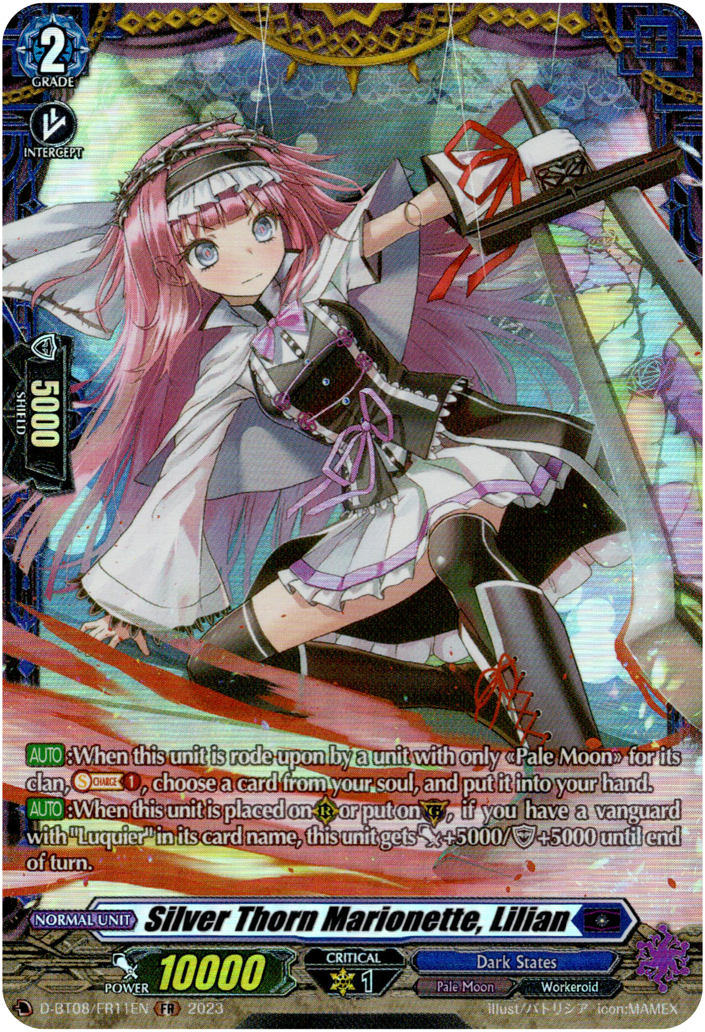 Silver Thorn Marionette, Lilian - D-BT08/FR11EN - Minerva Rising - Card Cavern