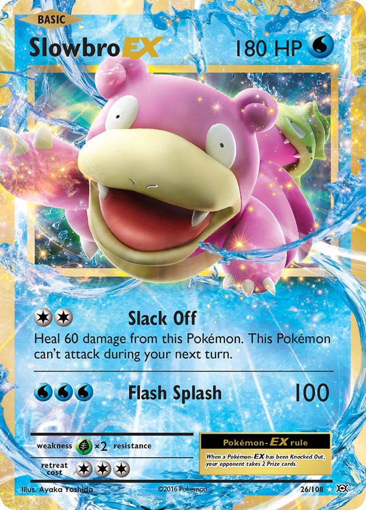 Slowbro EX - 26/108 - Evolutions - Holo - Card Cavern