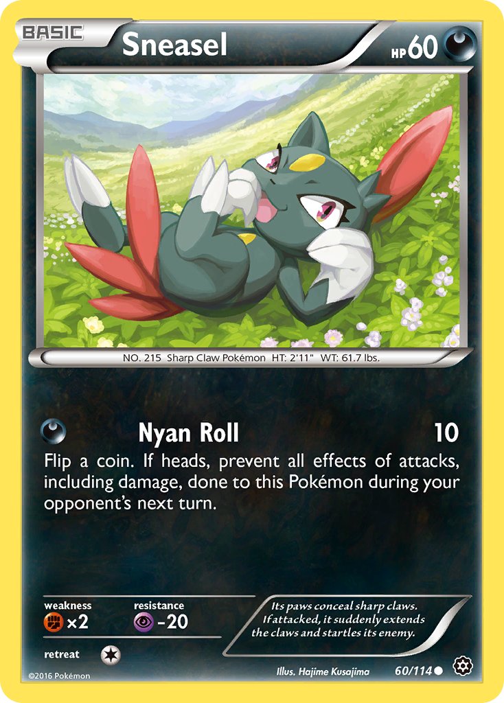 Sneasel - 60/114 - Steam Siege - Card Cavern