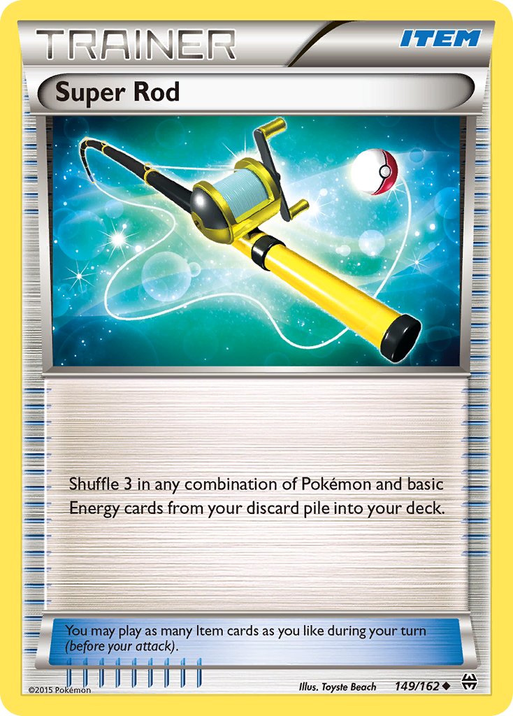 Super Rod - 149/162 - BREAKthrough - Card Cavern