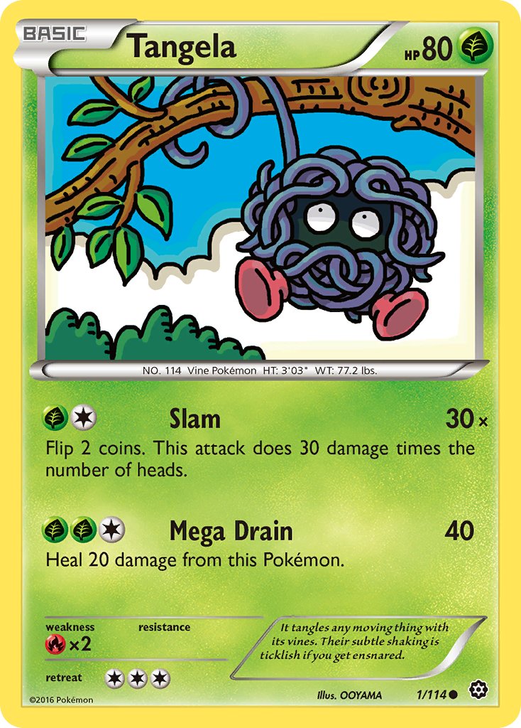Tangela - 1/114 - Steam Siege - Card Cavern