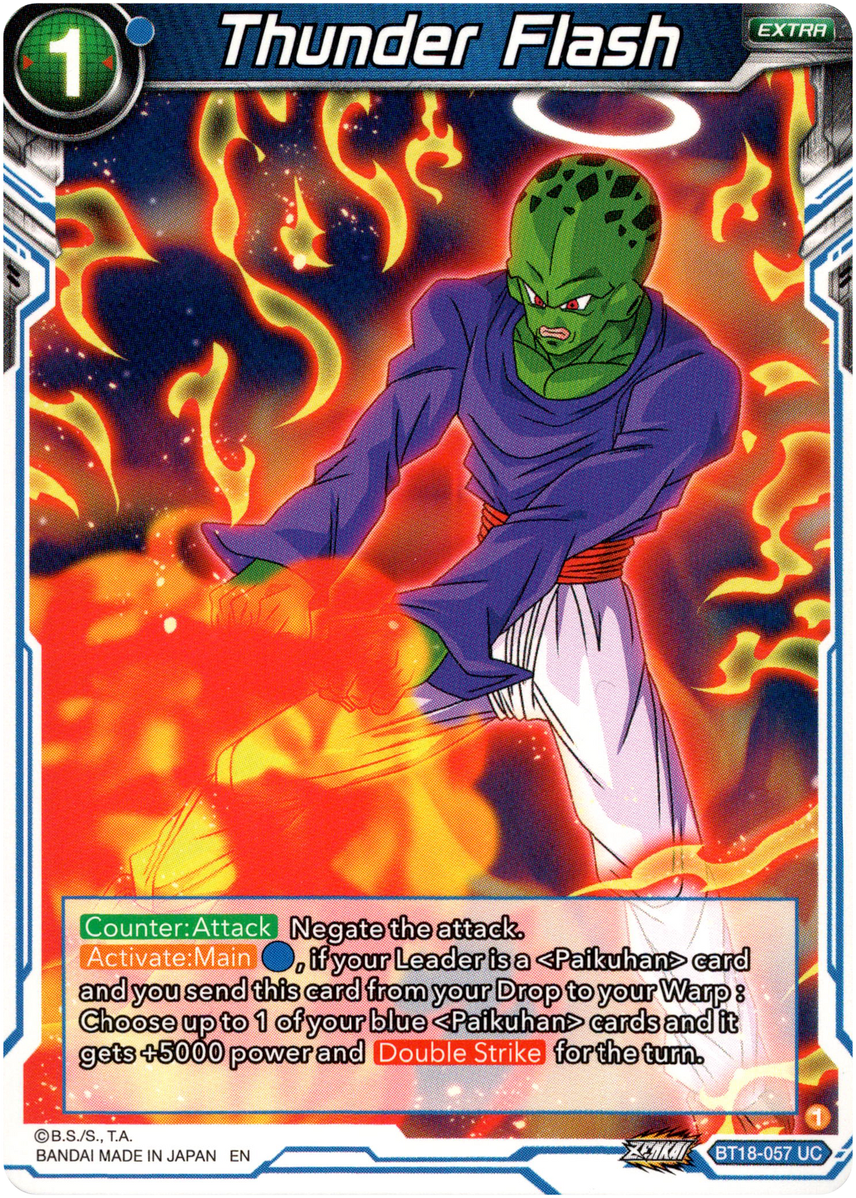 Thunder Flash - BT18-057 - Dawn of the Z-Legends - Card Cavern