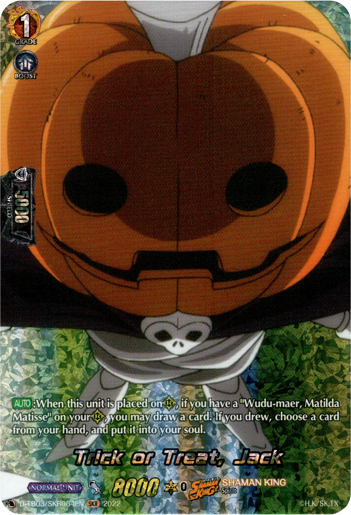 Trick or Treat, Jack - D-TB03/SKR064EN - Shaman King - Card Cavern