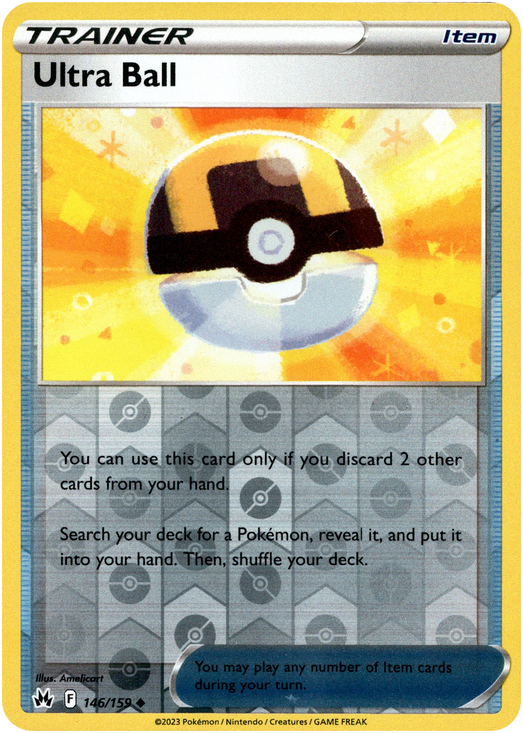 Ultra Ball - 146/159 - Crown Zenith