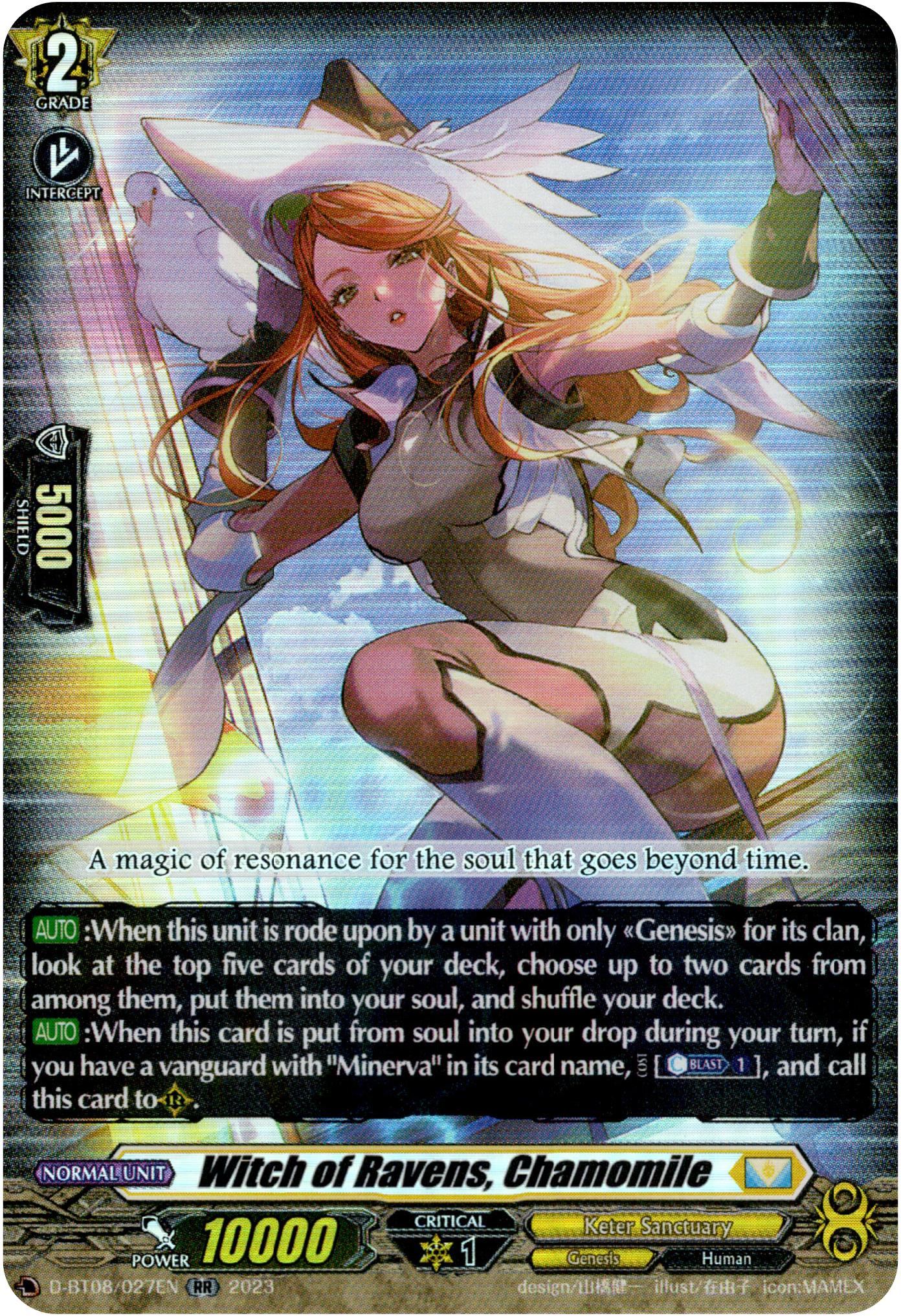 Witch of Ravens, Chamomile - D-BT08/027EN - Minerva Rising - Card Cavern