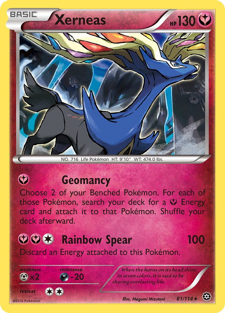 Xerneas - 81/114 - Steam Siege - Holo - Card Cavern