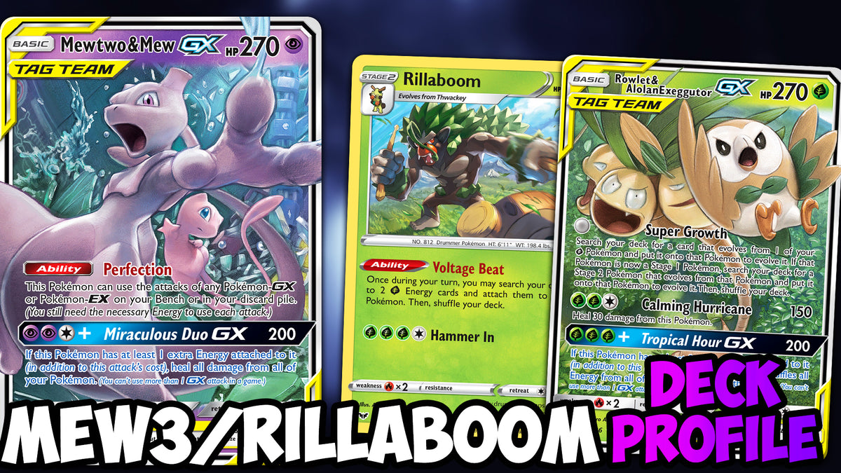 Mewtwo & Mew GX/Rillaboom Box Is Tearing Up The Meta Right Now! | Pokemon TCG Deckbuilding